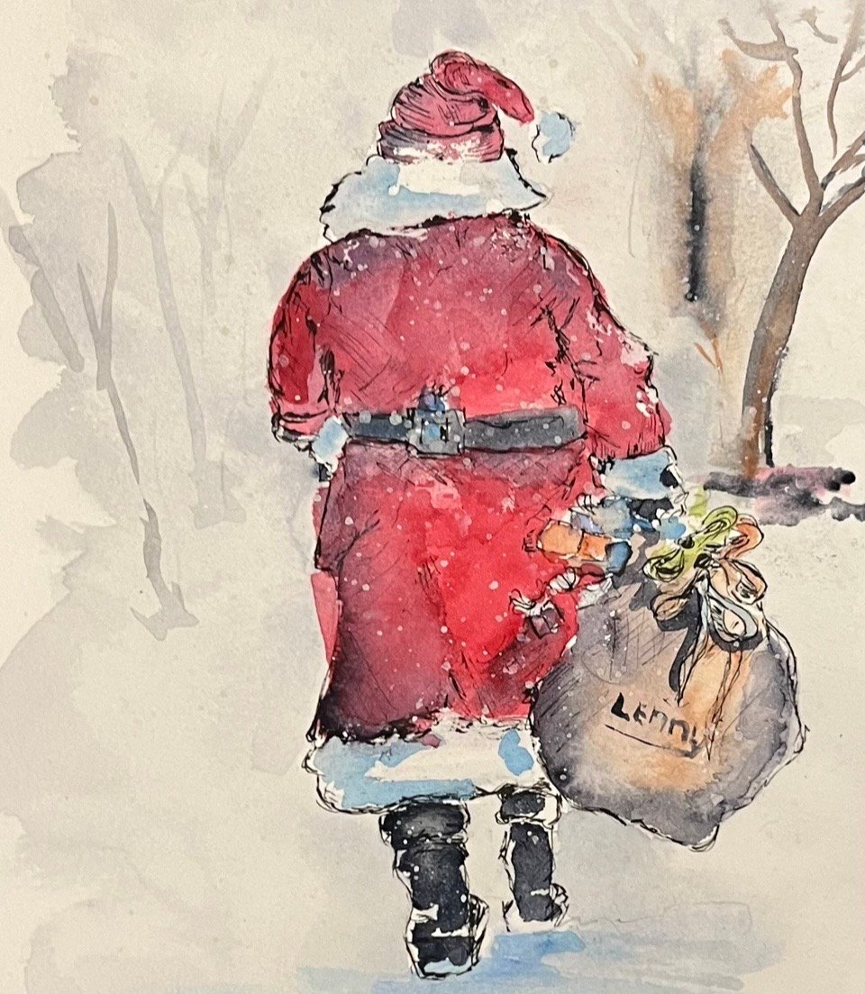 Santa by Oscars Art 