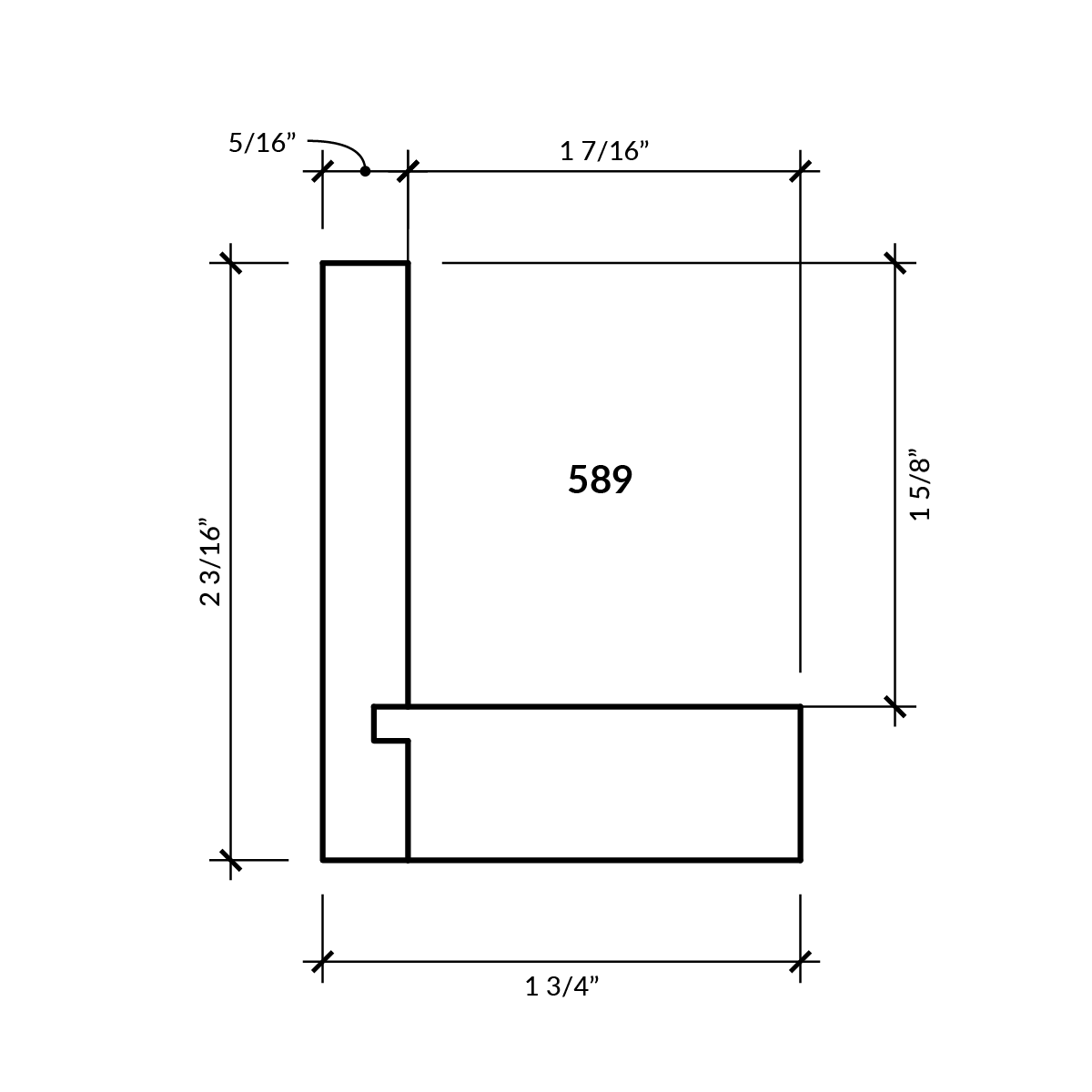 Float - Cumberland Natural Cherry 589112 frame sample