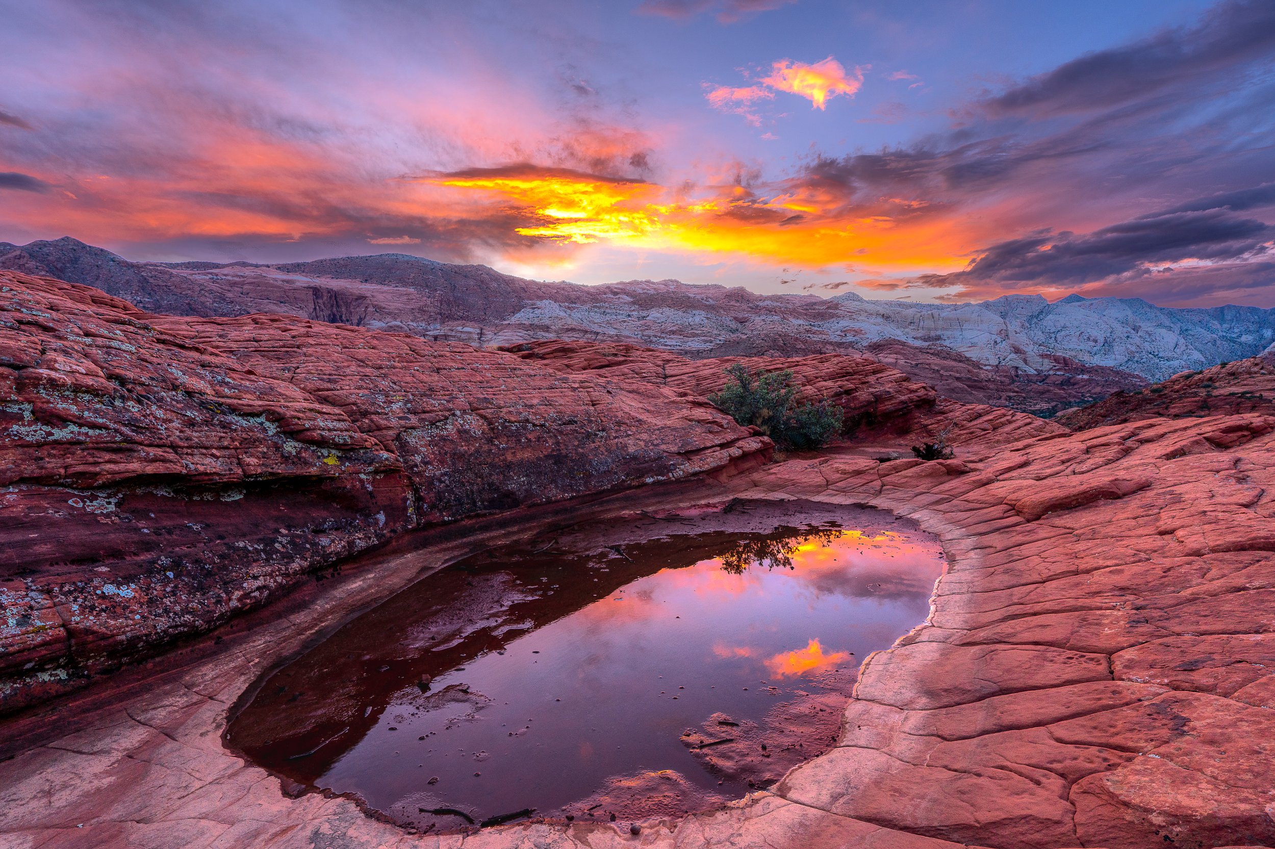 Sunset in Snow Canyon by ZCC Photography