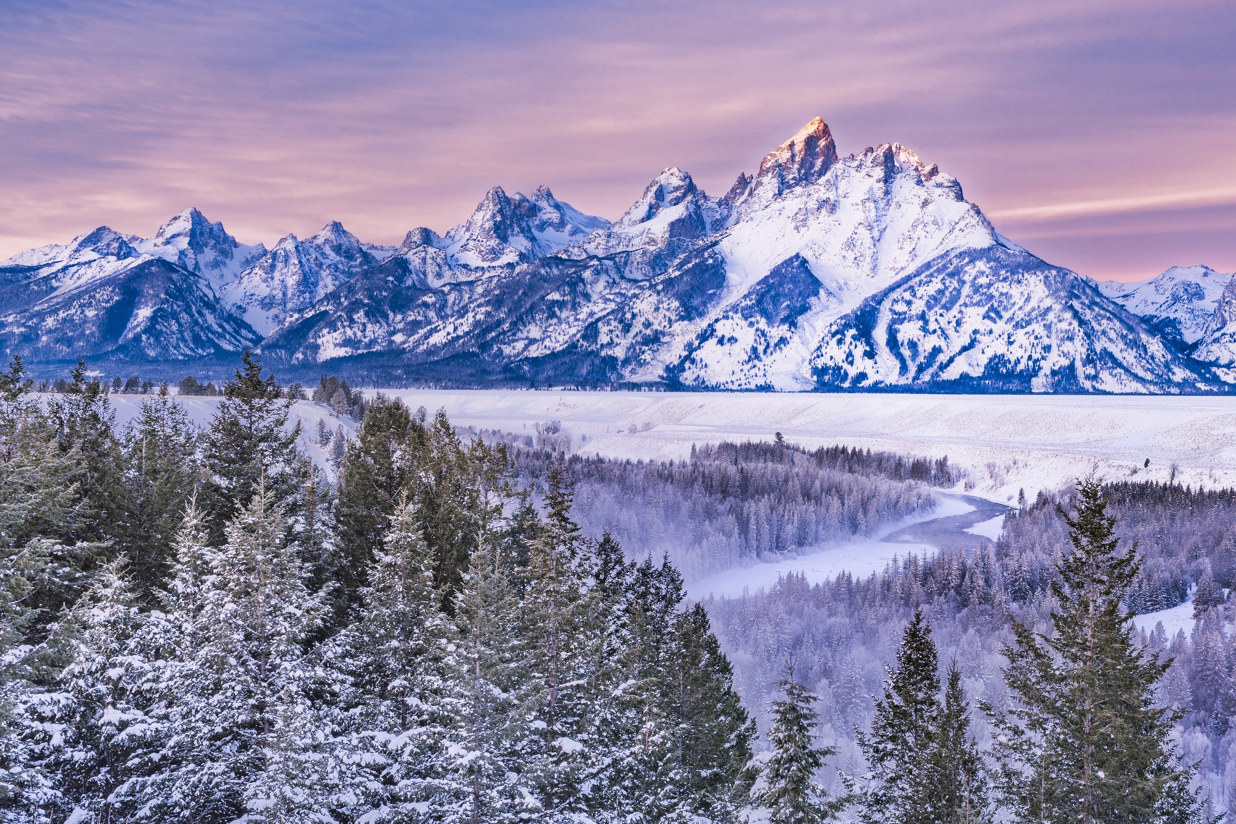Winter Sunrise on the Grand by Clay Cammack Photography