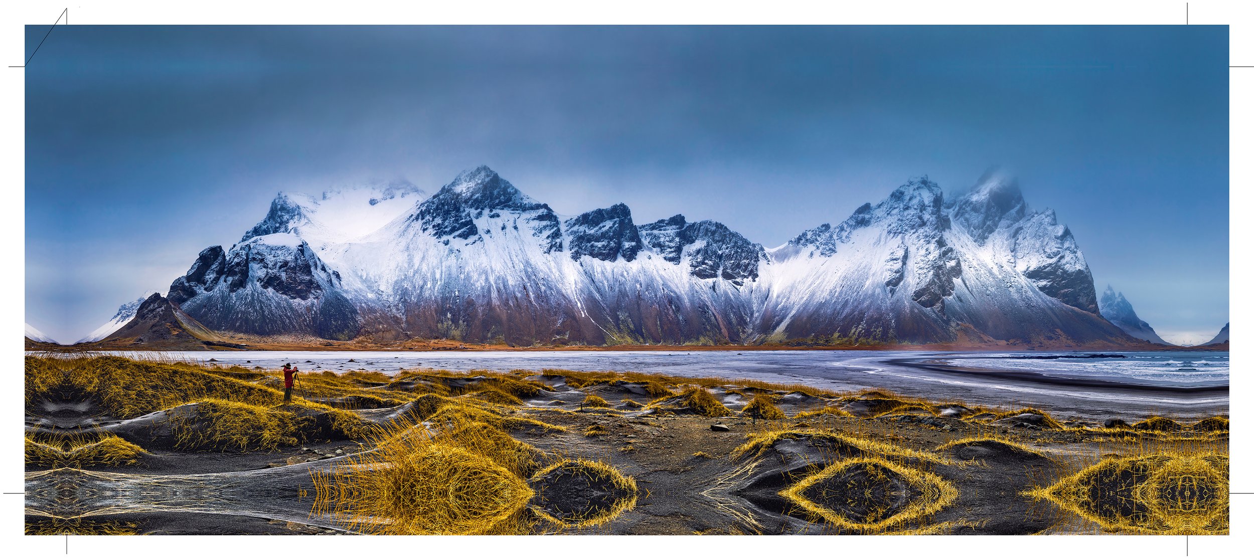 Black Sand by Utah Print Vault