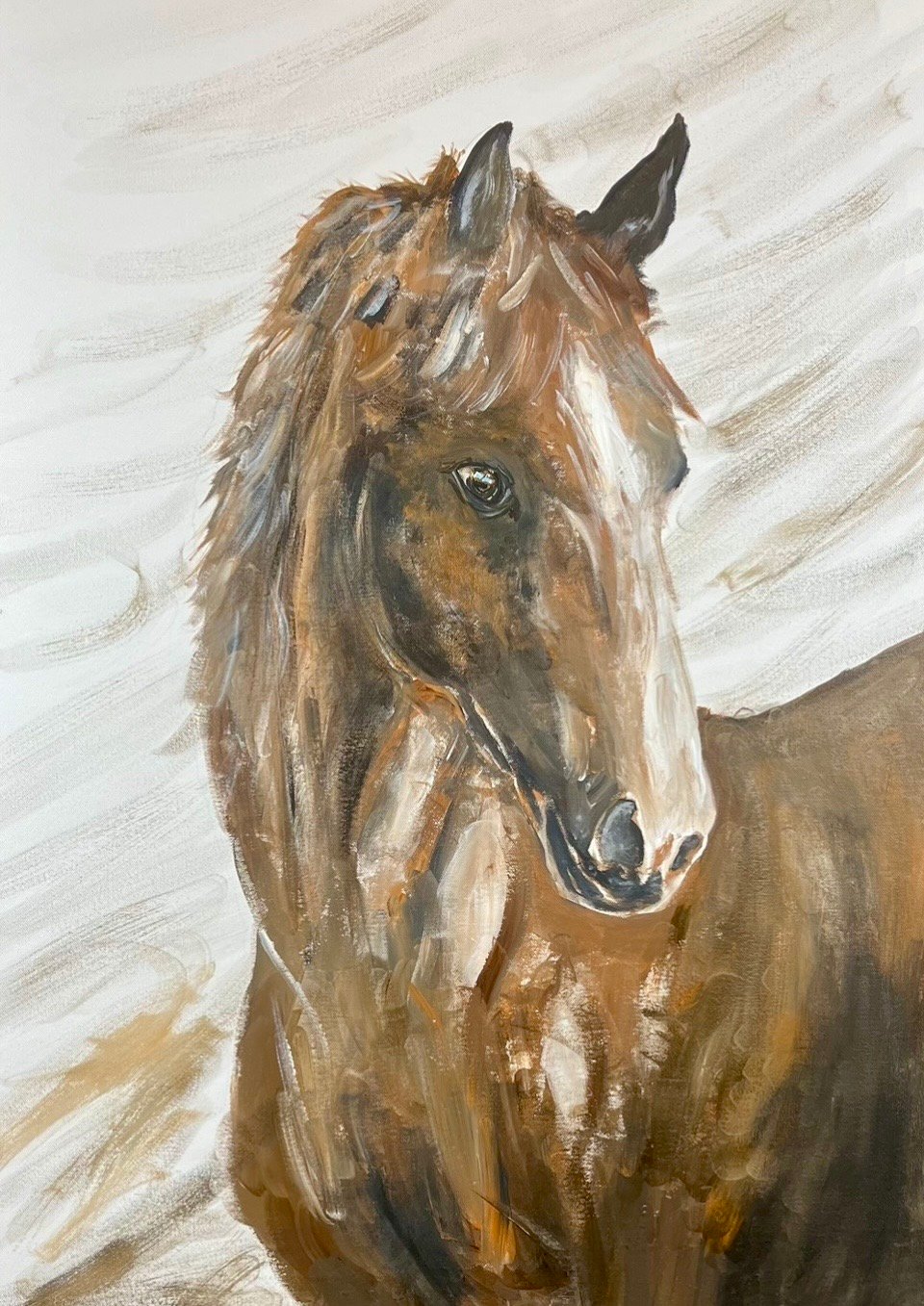Beautiful horse, Pete by Oscars Art 