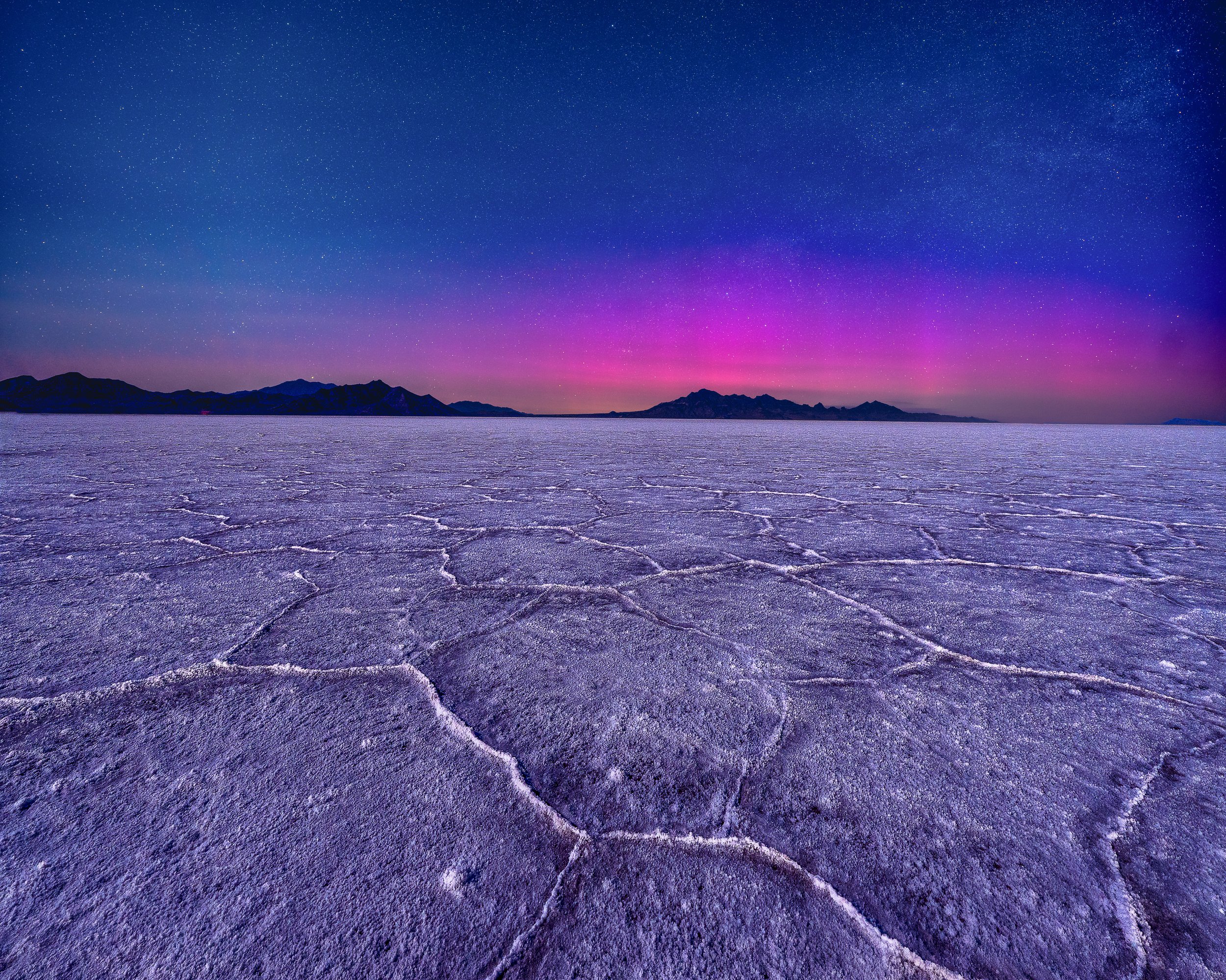 Aurora over the Salt Flats by ZCC Photography