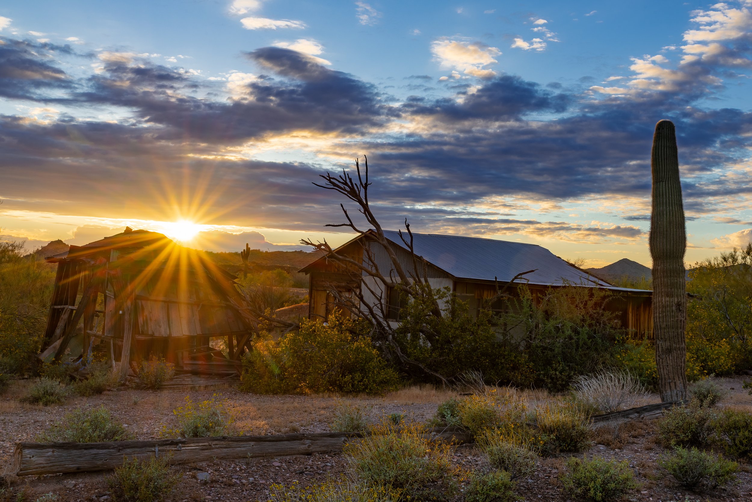 Vulture Mine Sunset by Clay Cammack Photography