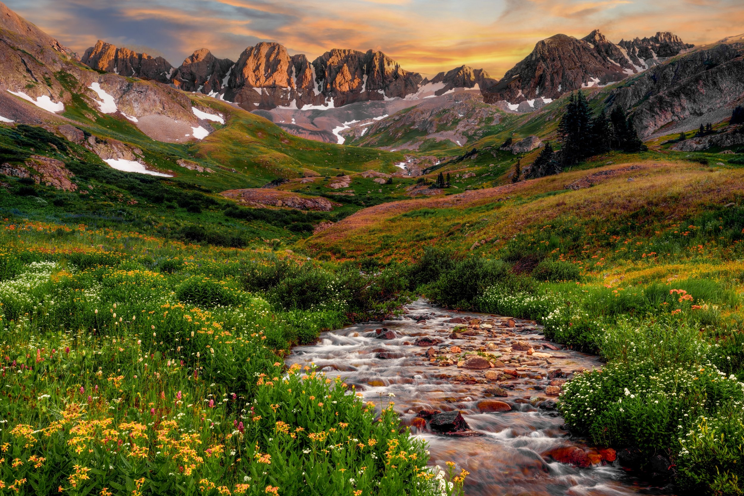 American Basin Sunset #3 1 Edit Edit Edit Edit by Bob Coorsen Photography