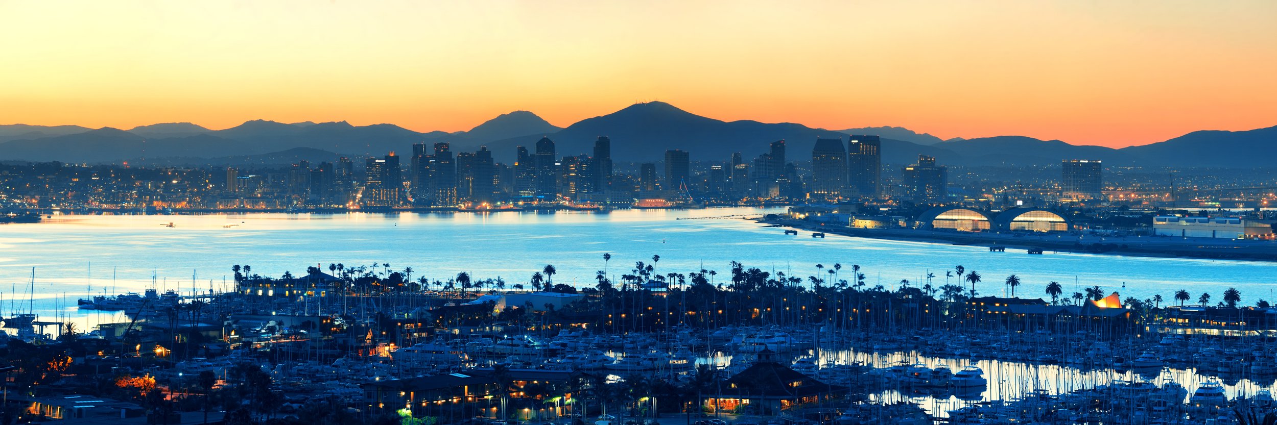 San Diego Skyline by Utah Print Vault
