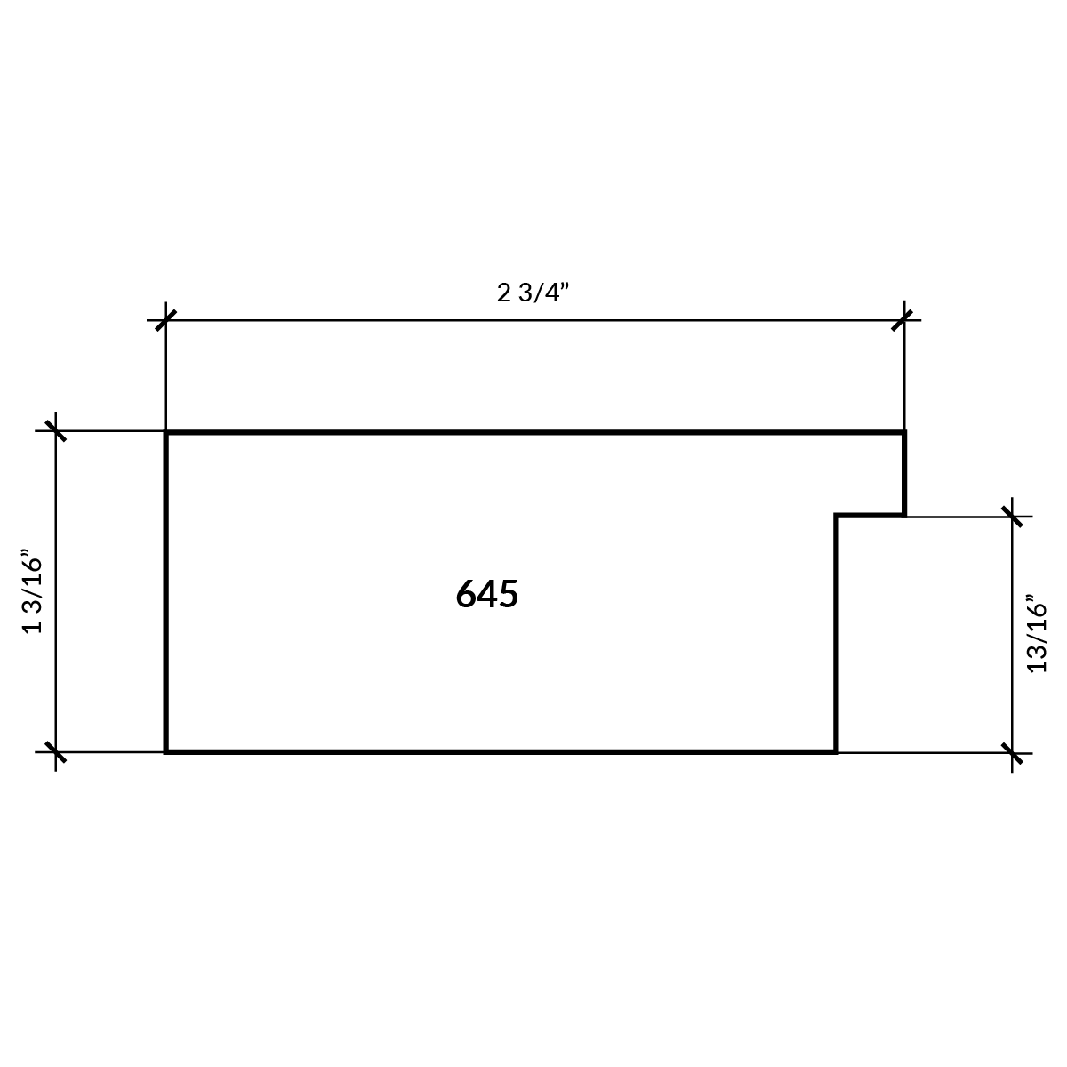 Olsen Oak Flat 645708 frame sample