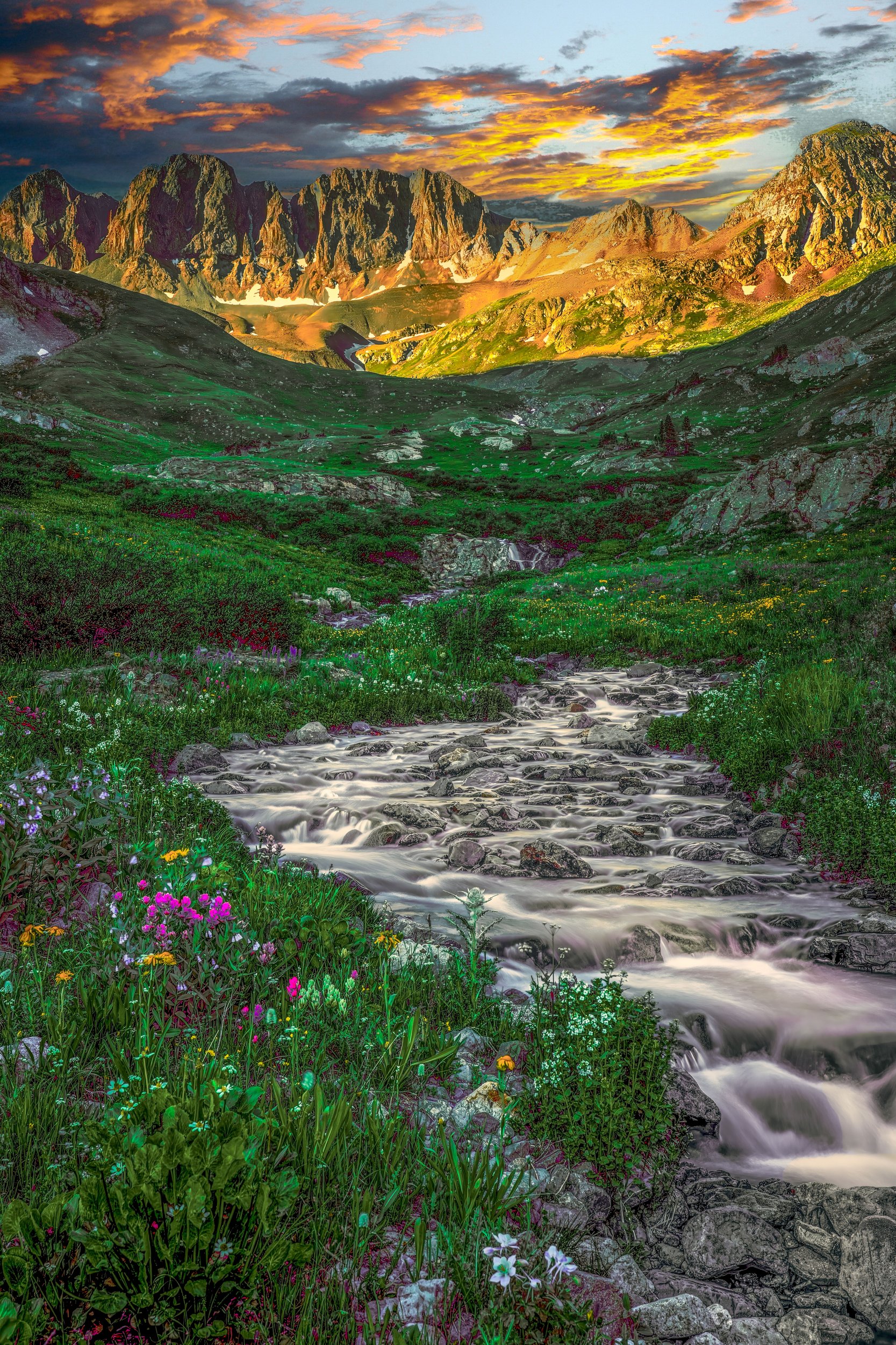 American Basin Sunset #1 1 Edit Edit by Bob Coorsen Photography