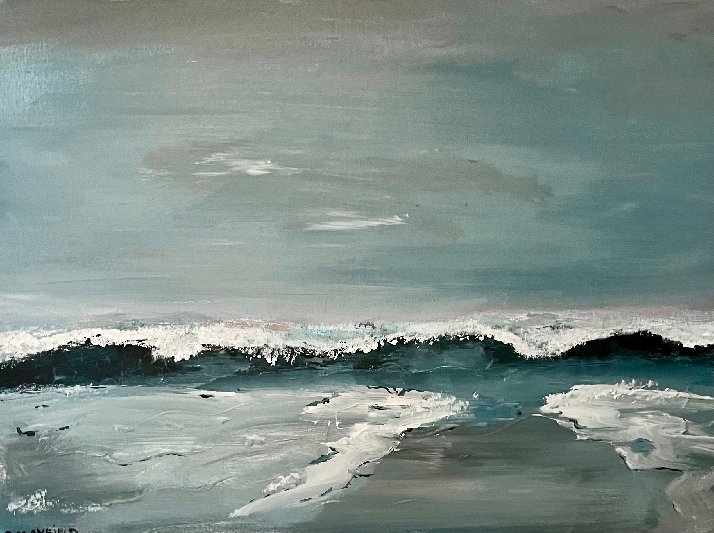 Breaking waves by Oscars Art 