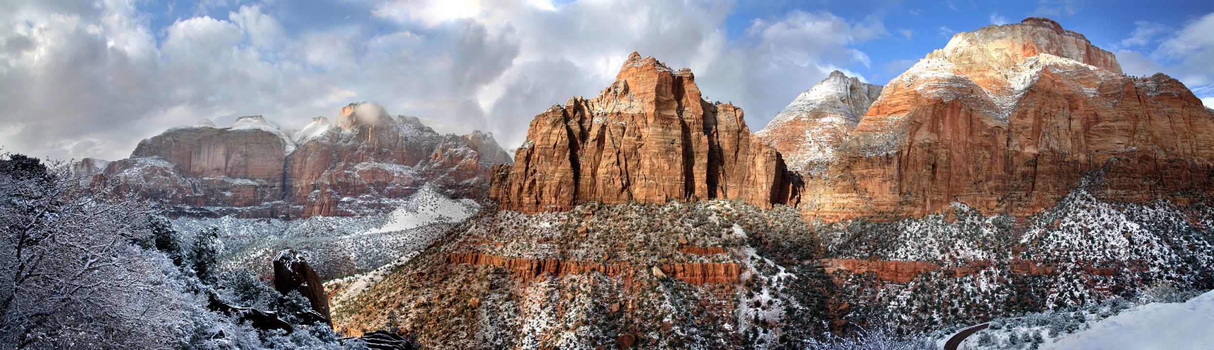 Zion Snow by Utah Print Vault