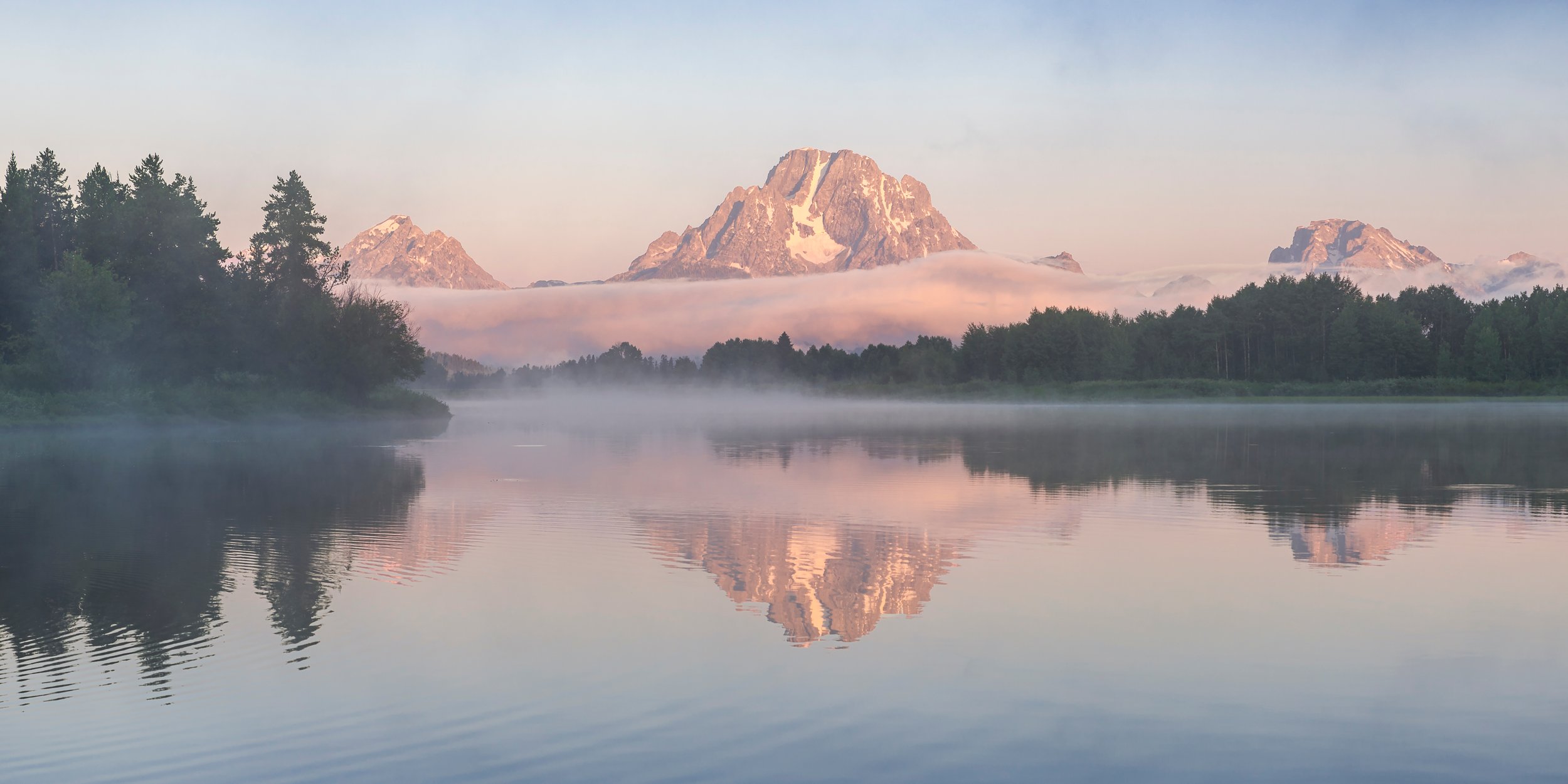 Summer Sunrise on Oxbow Bend by Clay Cammack Photography