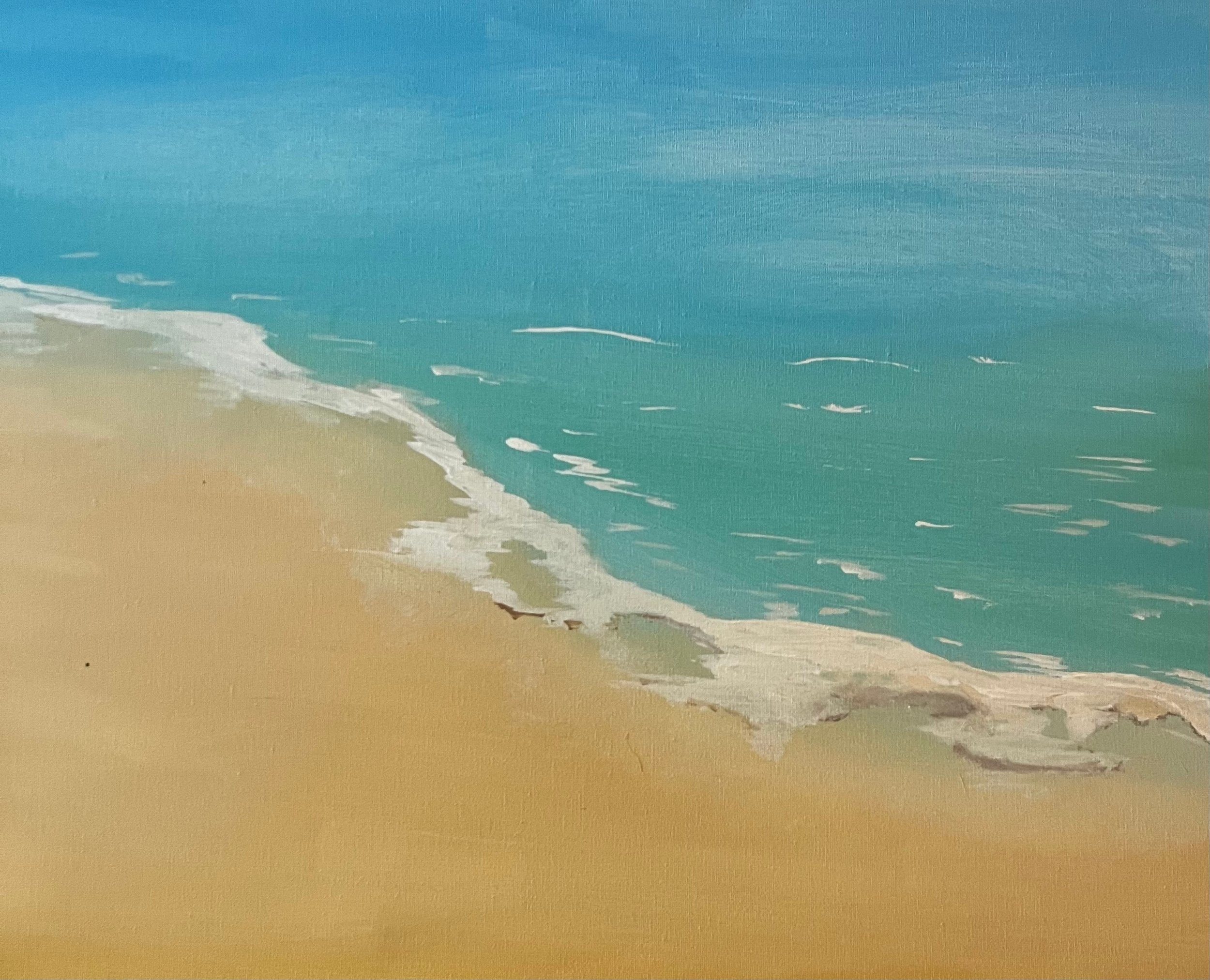 Were the ocean meets the sand? by Oscars Art 