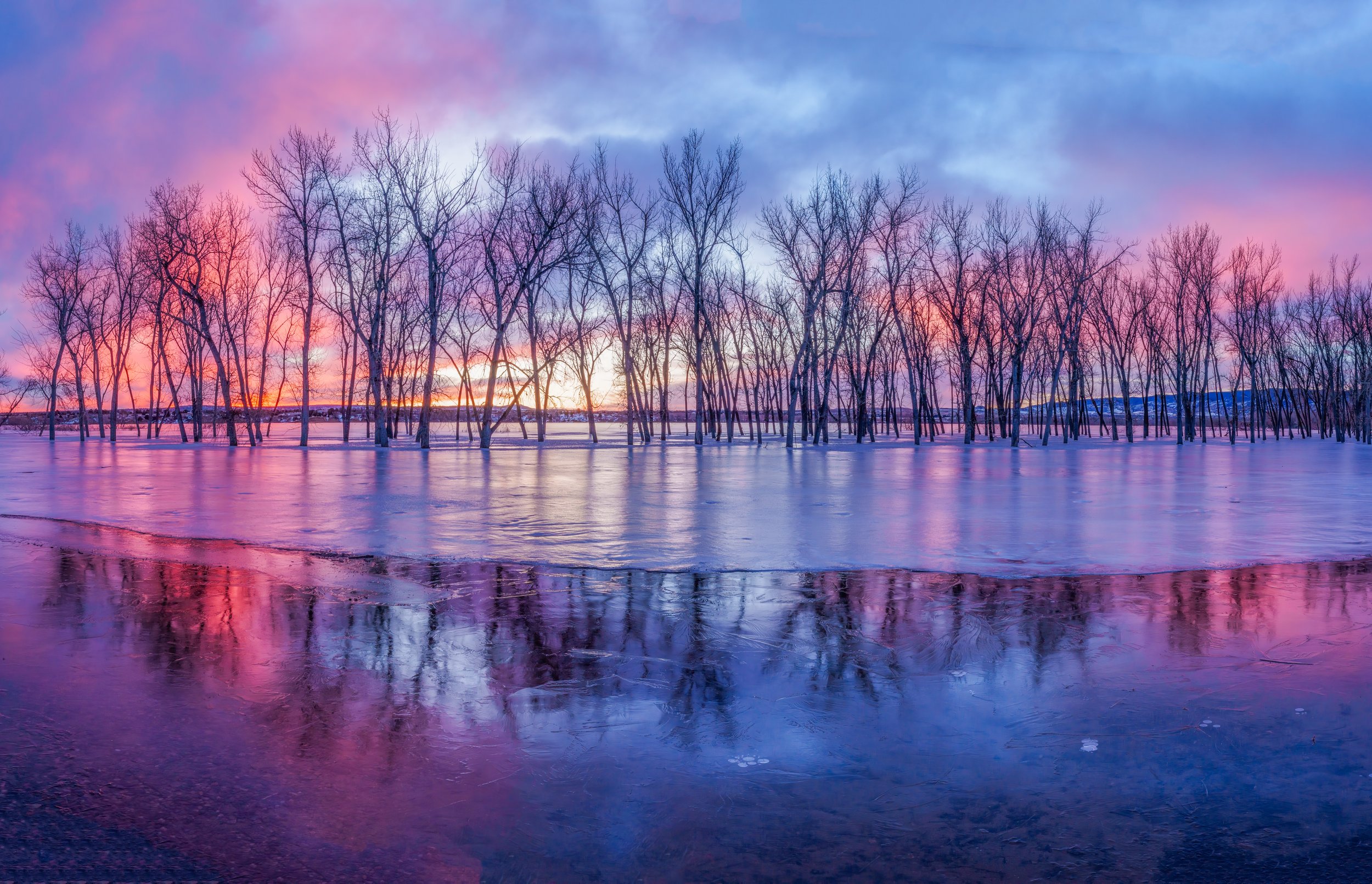 Chatfield Winter Sunrise 1 by Bob Coorsen Photography
