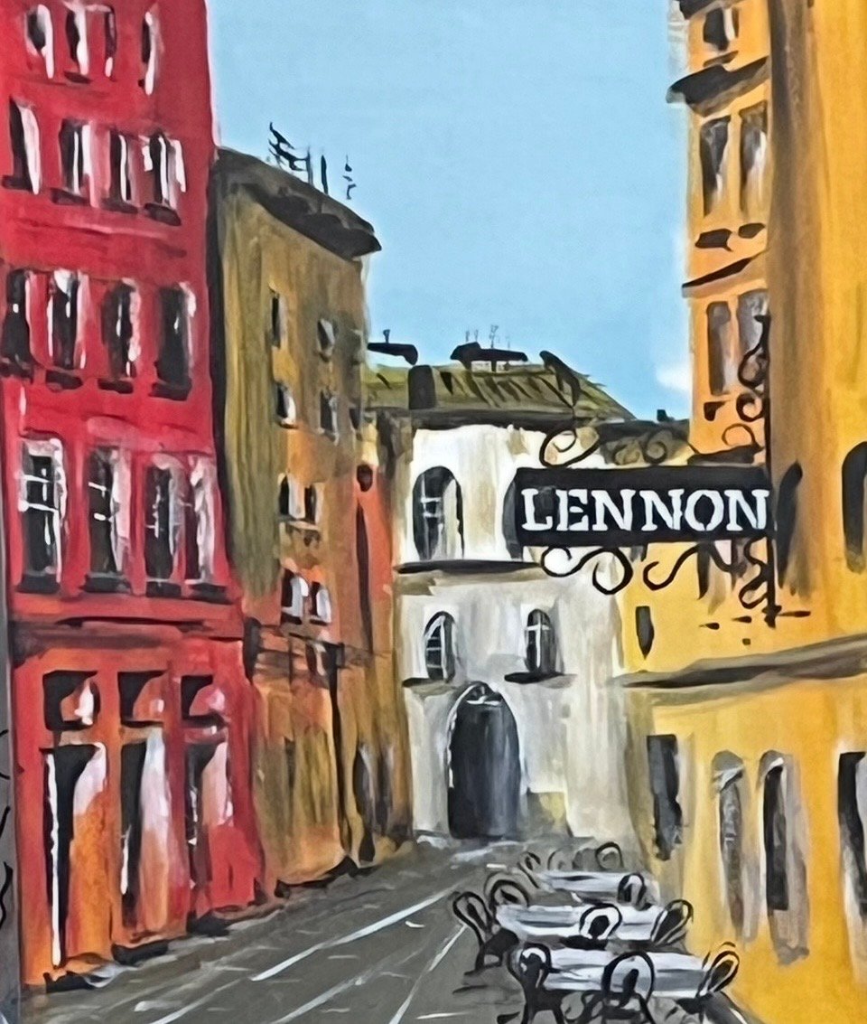 Lennon St., Italy by Oscars Art 