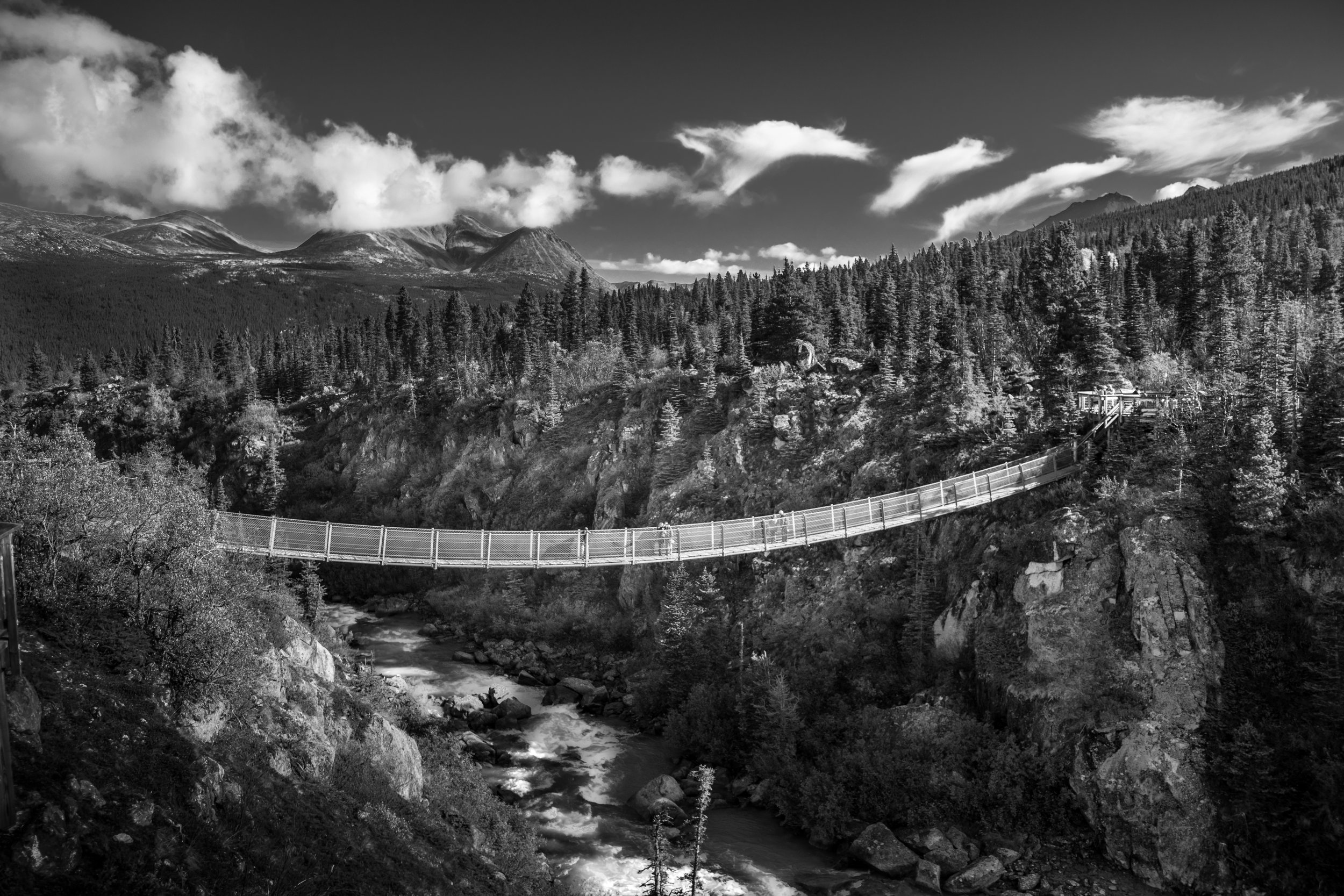 Alaska6 Yukon Suspension Bridge by Lar's Photos