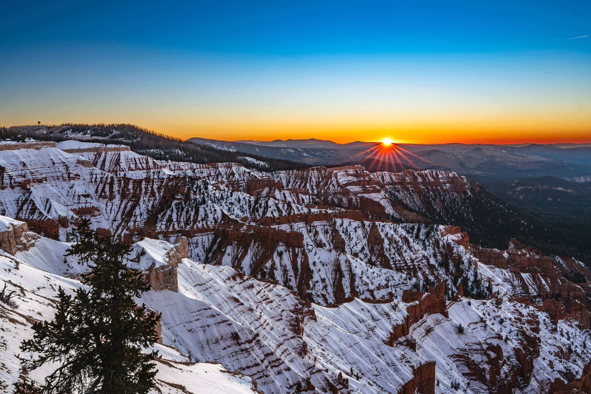 Cedar Breaks Winter Sunset by ZCC Photography