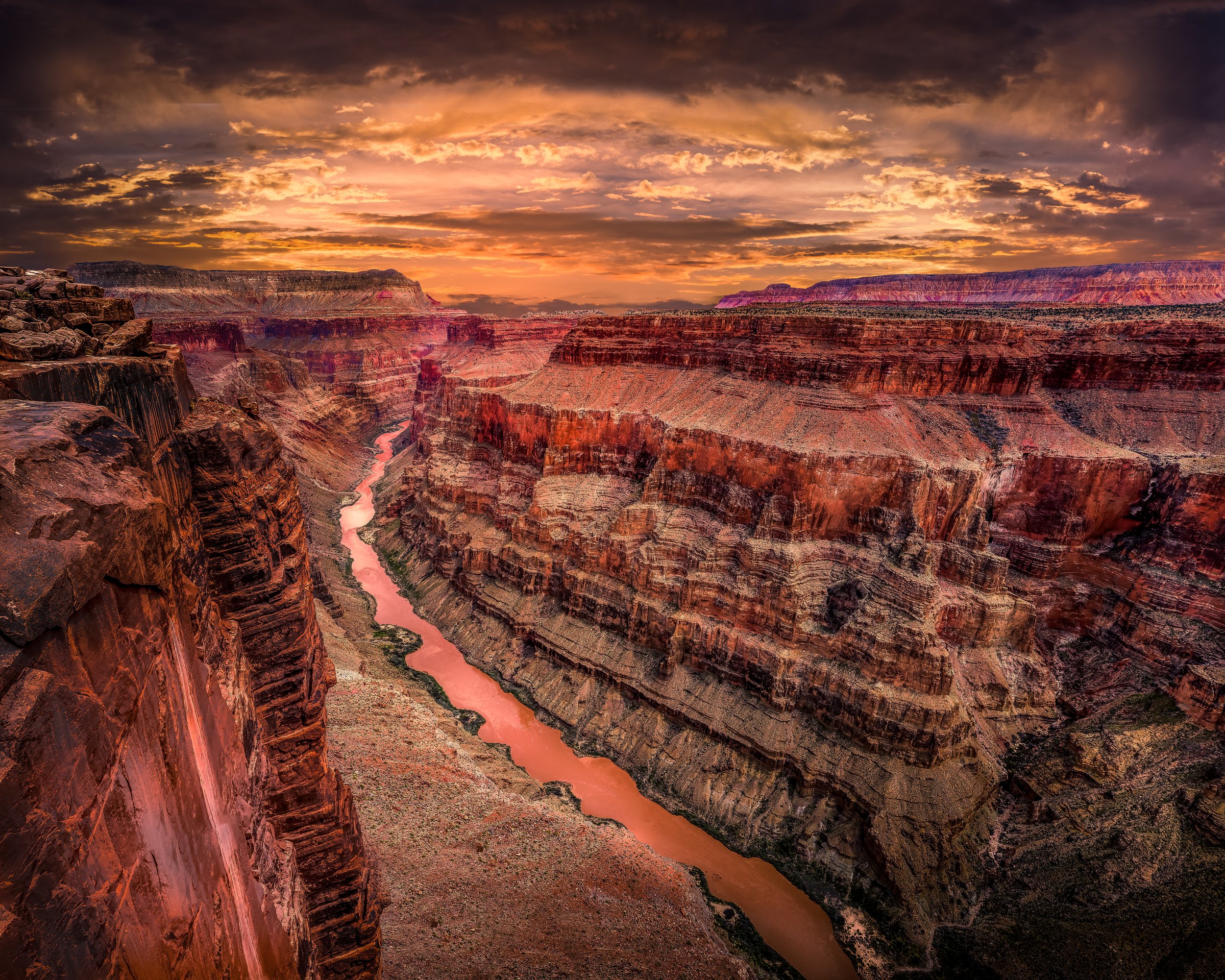 Utah sunset Toroweap  by Lar's Photos