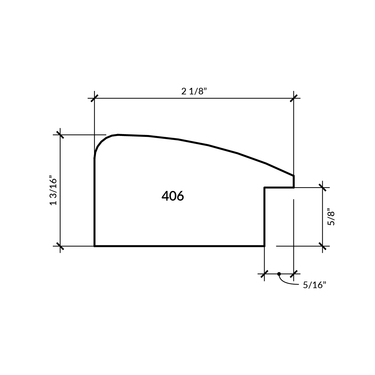Antica Chestnut 616361 frame sample