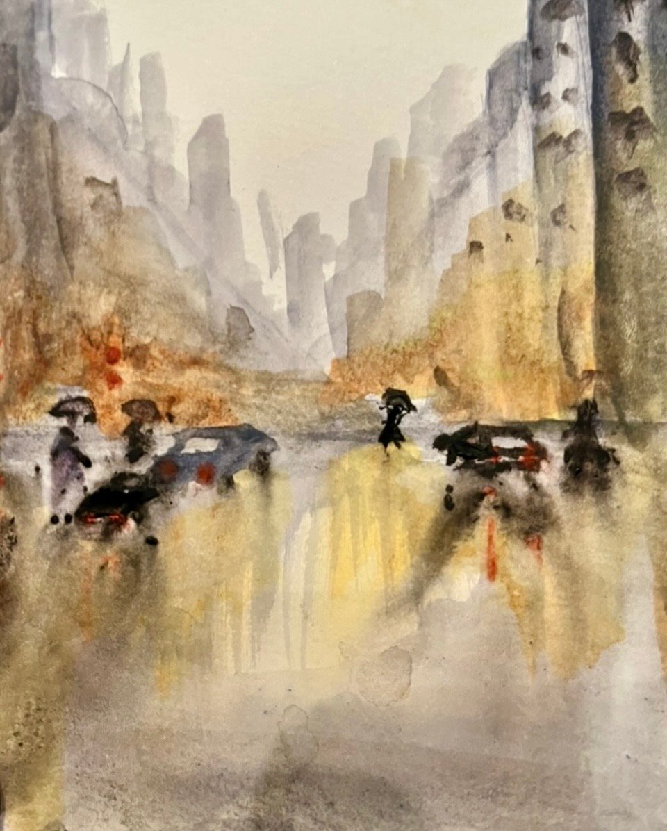 City scape by Oscars Art 