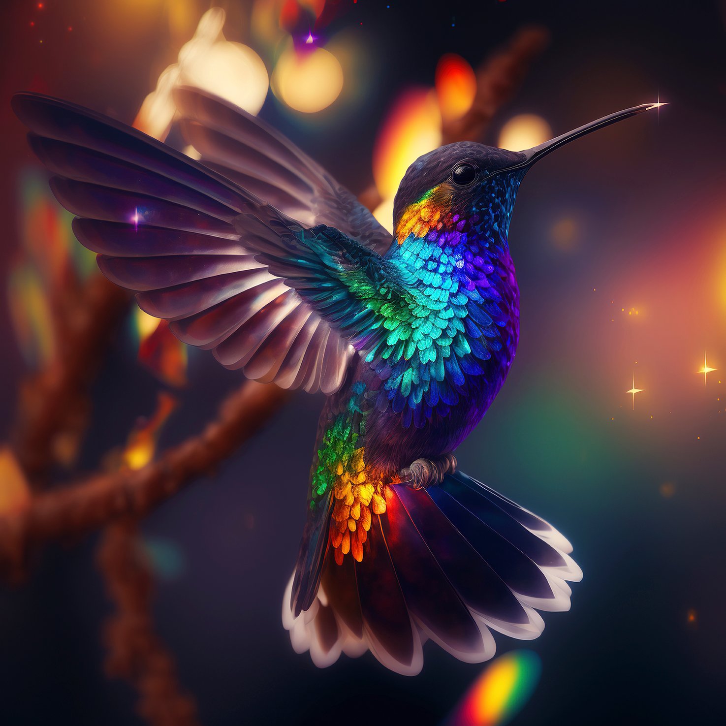 Humming Bird by Utah Print Vault