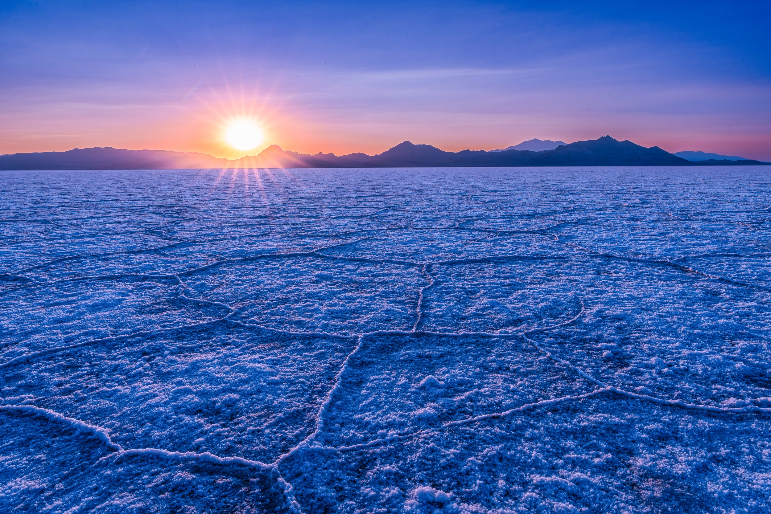 Sunset on the Salt Flats by ZCC Photography