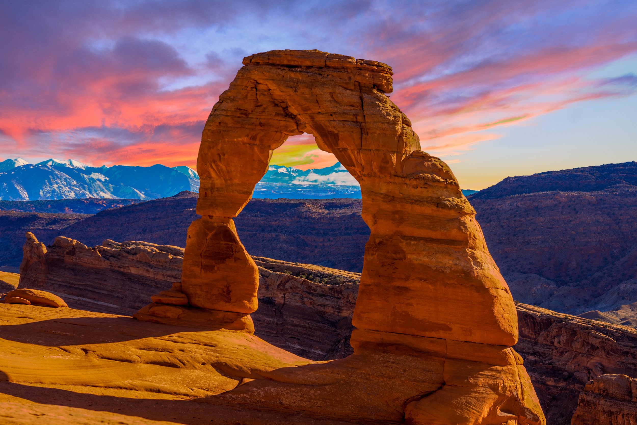 Delicate Bridge by Utah Print Vault