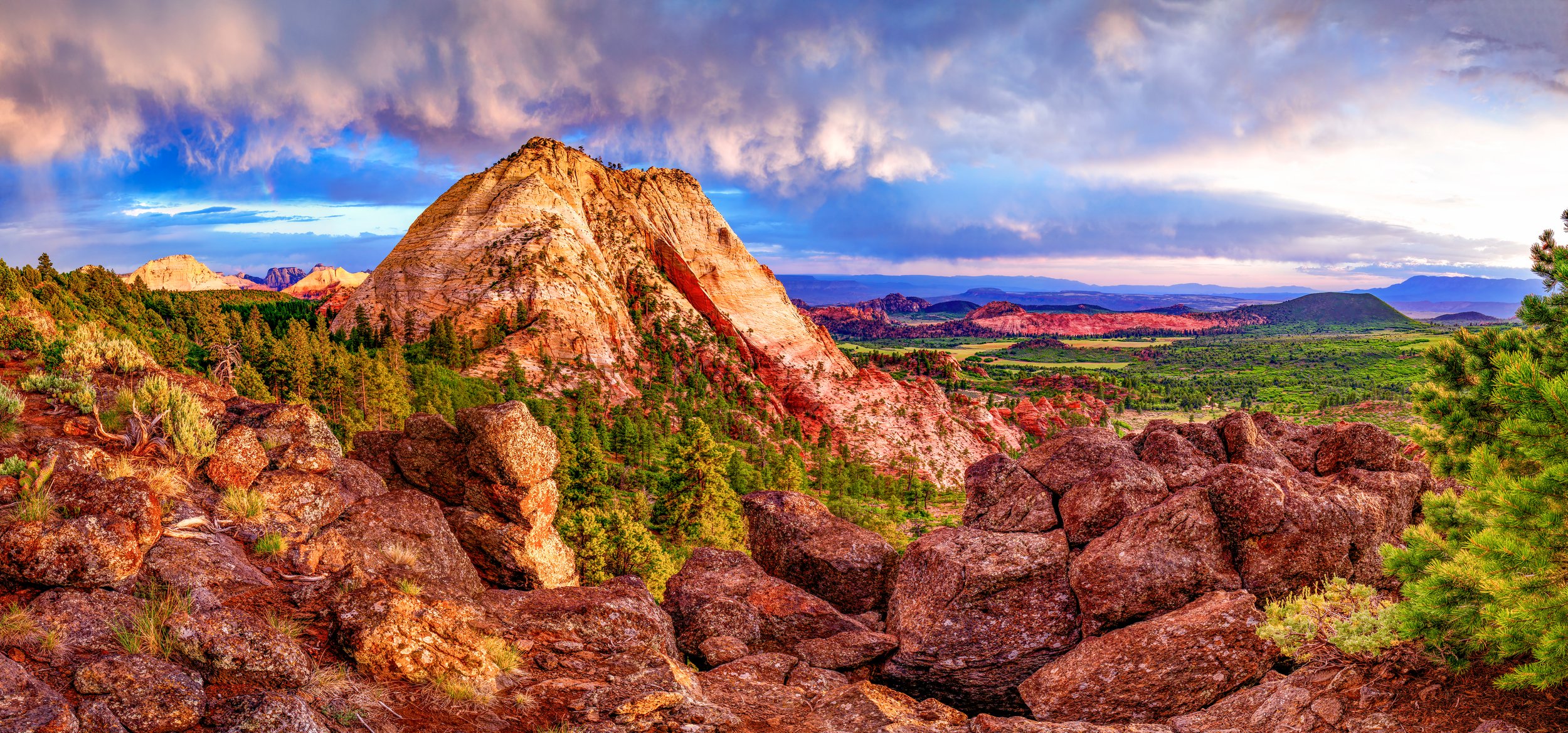 Golden Hour Over Pine Valley Peak Description: by Edwin R Schottstaedt 