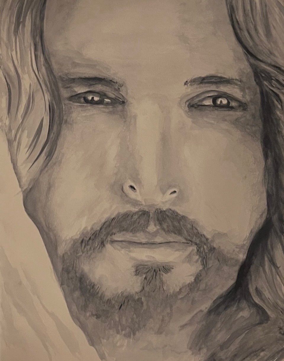 Jesus. Love. by Oscars Art 