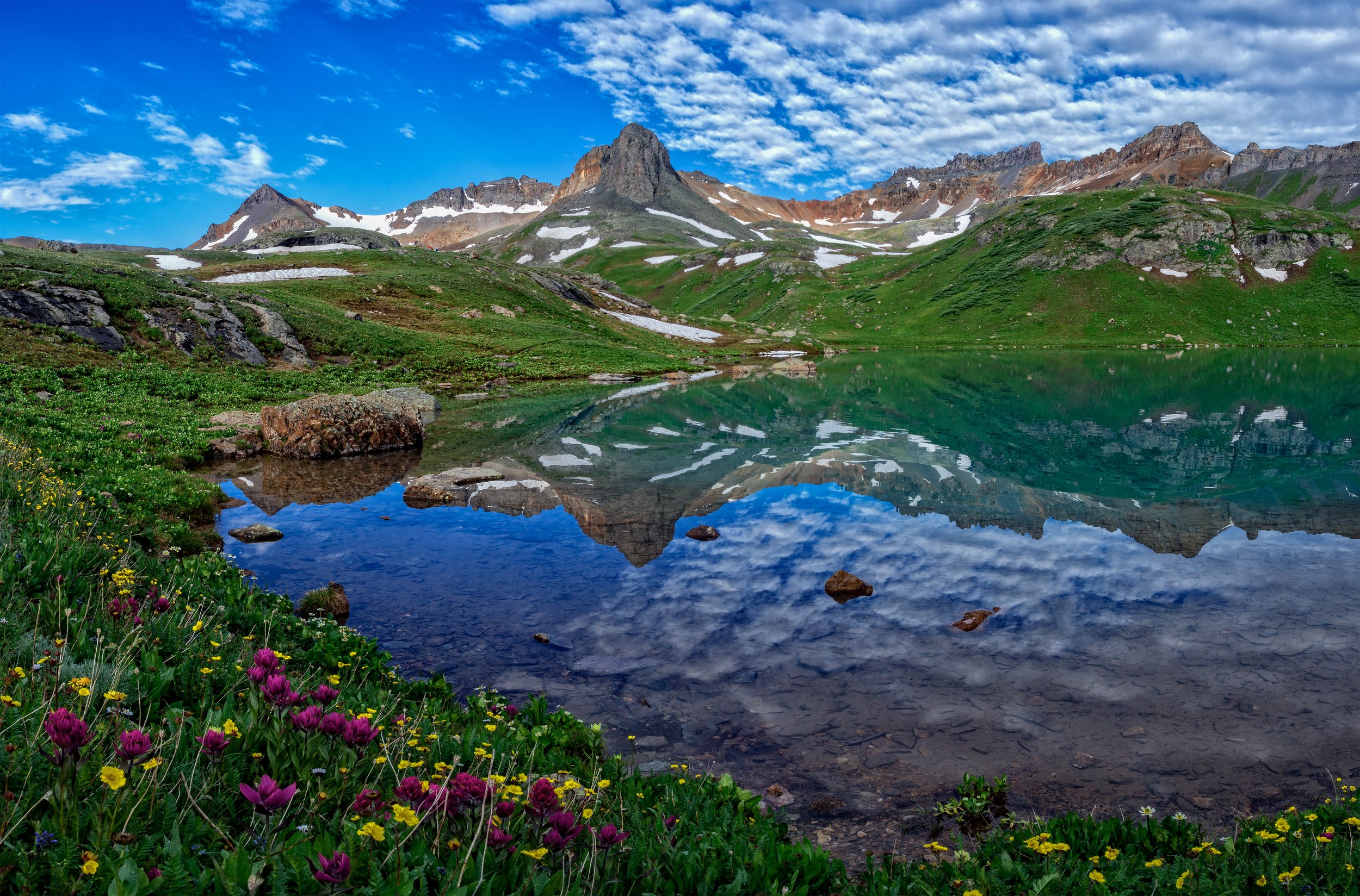 Ice Lakes Reflection by Bob Coorsen Photography