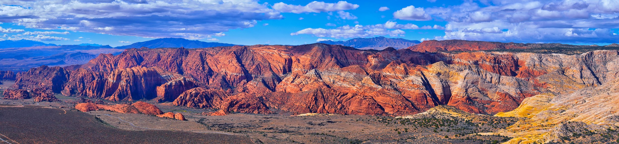 Snow Canyon Pano by Utah Print Vault