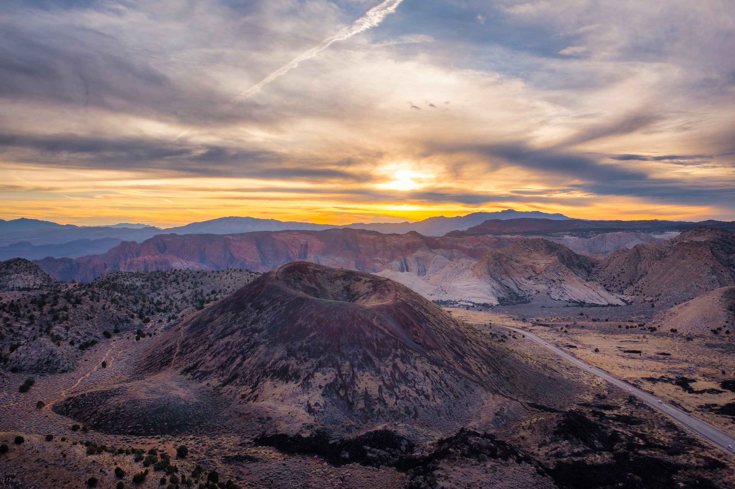 DIAMOND VALLEY VOLCANO by Utah Print Vault