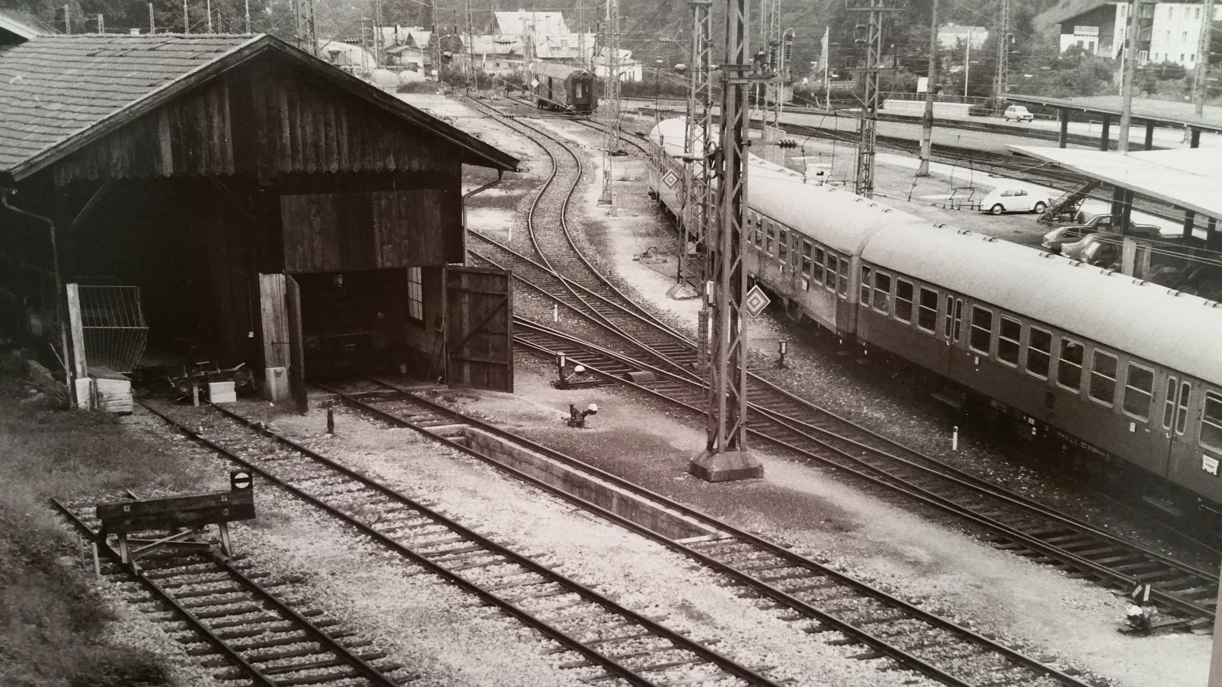 Fine art Austrian Train Sta 1977 by Lar's Photos