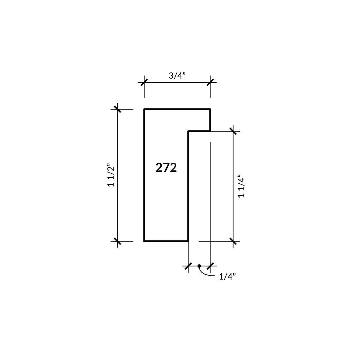 Cumberland II Walnut 272113 frame sample