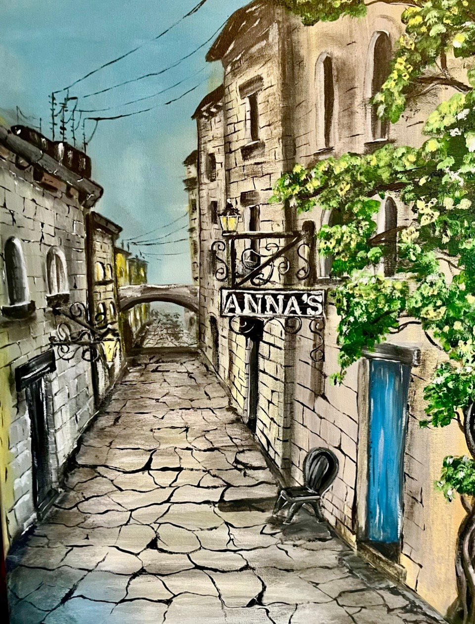 Anna’s Italian inn by Oscars Art 