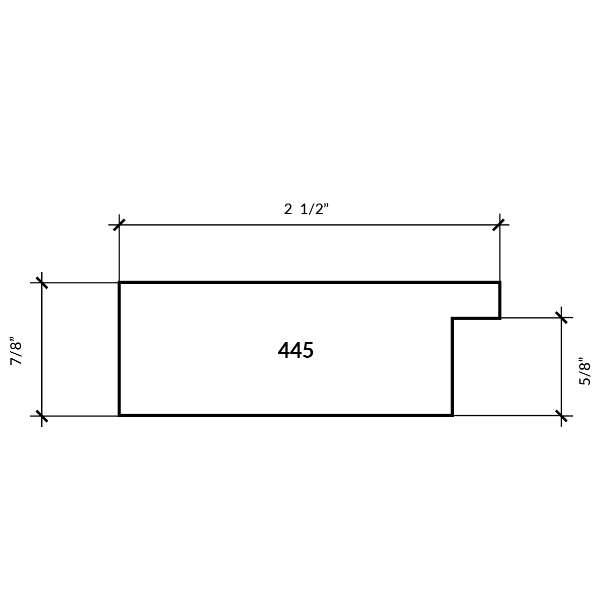Jasper Black Flat 445482 frame sample