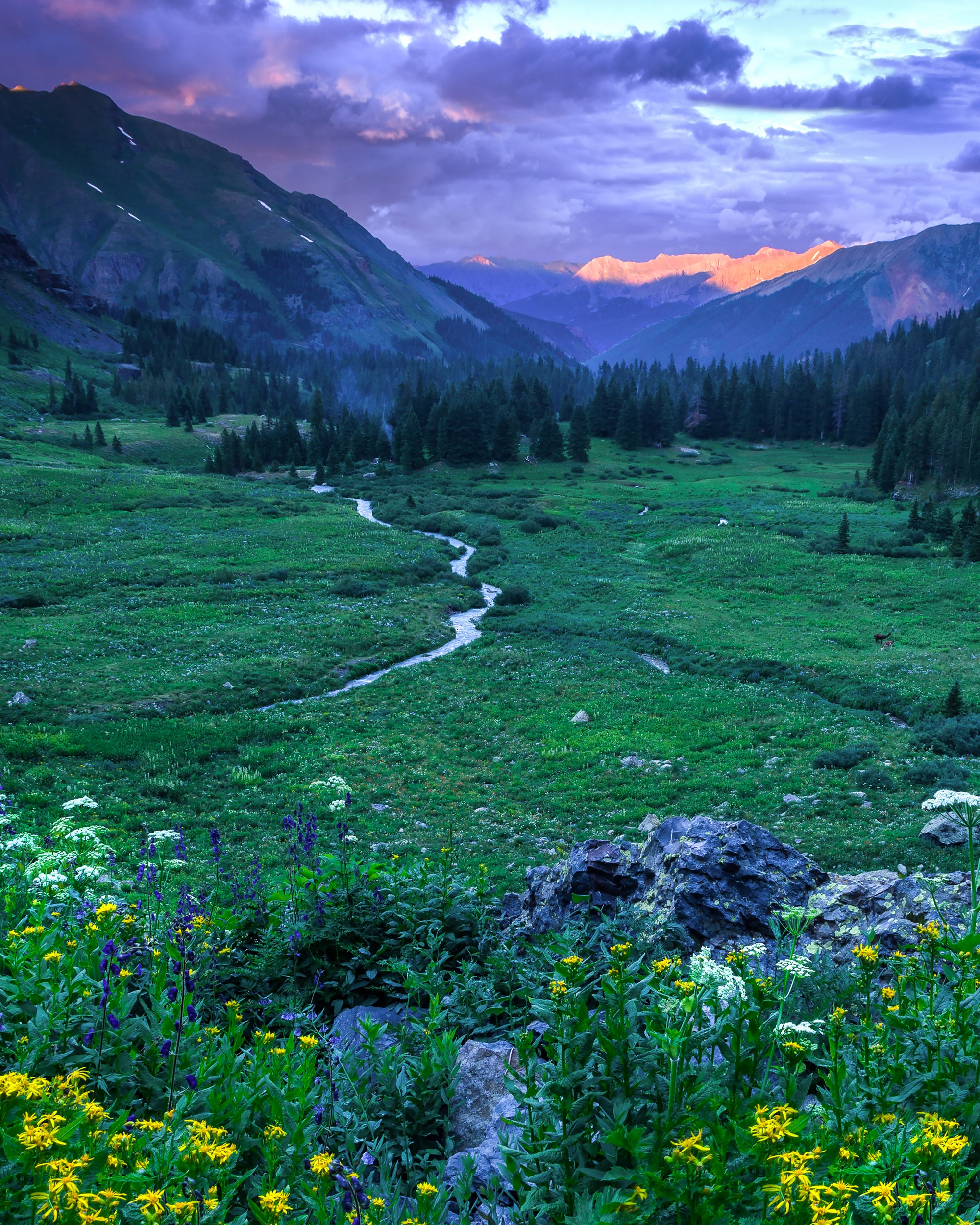 Ice Lakes Valley Sunset large 1 by Bob Coorsen Photography